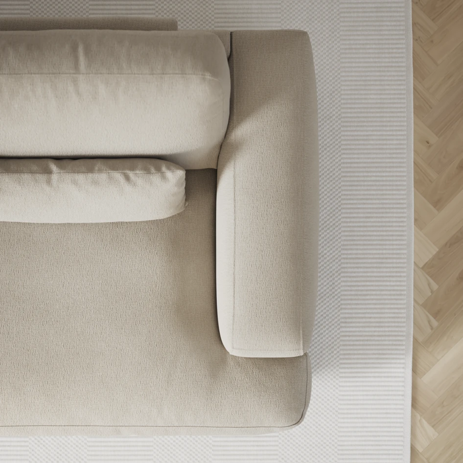 Noma - 3-sits soffa - Grå