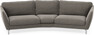 Madison - 3-sits soffa svängd, 90 cm - Grå