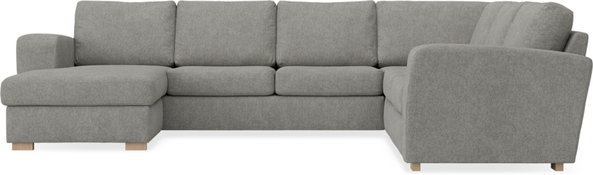 Friday - Hörnsoffa, 3+2-sits med schäslong vänster - Grå