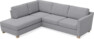 Friday - 2,5-sits soffa med divan vänster - Grå