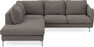 Madison - 2-sits soffa med divan vänster - Brun