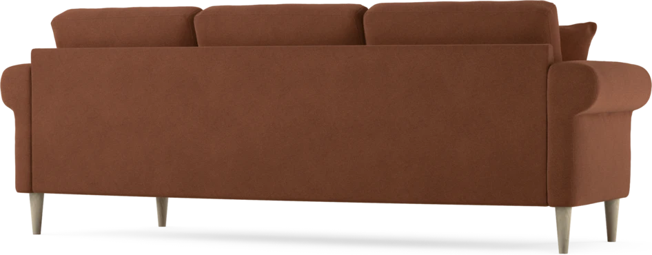 Eden - 3-sits soffa svängd - Orange
