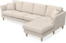 Eden - 3-sits soffa med schäslong - Beige