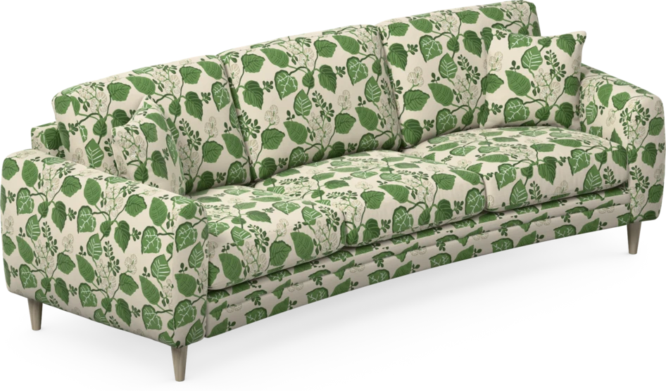 Eden - 3-sits soffa svängd - Flerfärgad