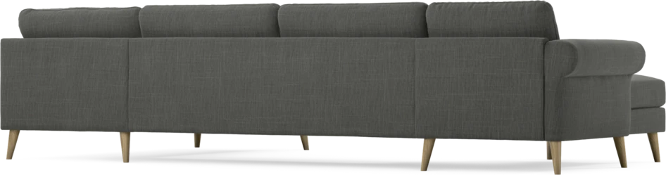 Bridge - 3-sits soffa med schäslong vänster och divan höger - Grå