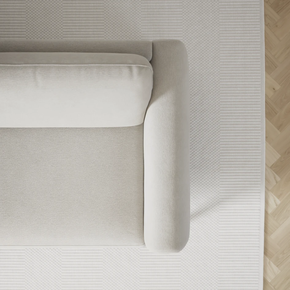 Bridge - 3-sits soffa med schäslong vänster och divan höger - Grå