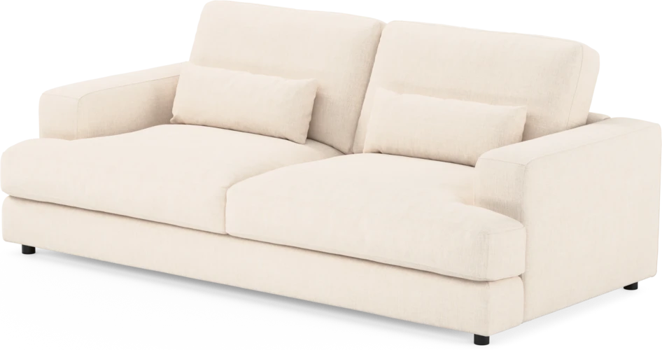 Noma - 3-sits soffa - Vit