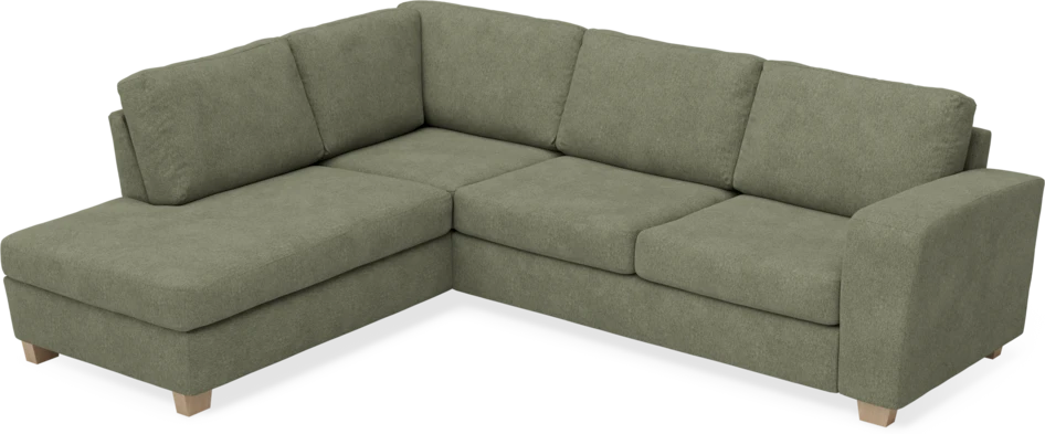 Friday - 2,5-sits soffa med divan vänster - Vit