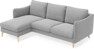 Madison Lux - 2-sits soffa med schäslong vänster - Grå