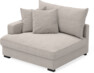 Rossi - 1,5-sits med armstöd vänster - Beige