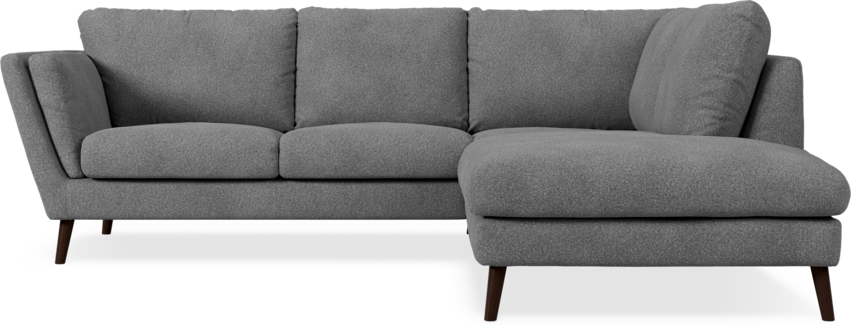 Madison Lux - 2-sits soffa med divan höger - Vit