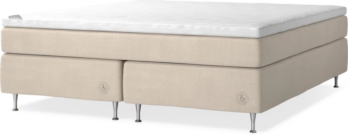 Cape Farewell, Kontinentalsäng, dubbelsäng med bäddmadrass och sängben