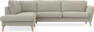 Bridge - 3-sits soffa med divan vänster - Brun