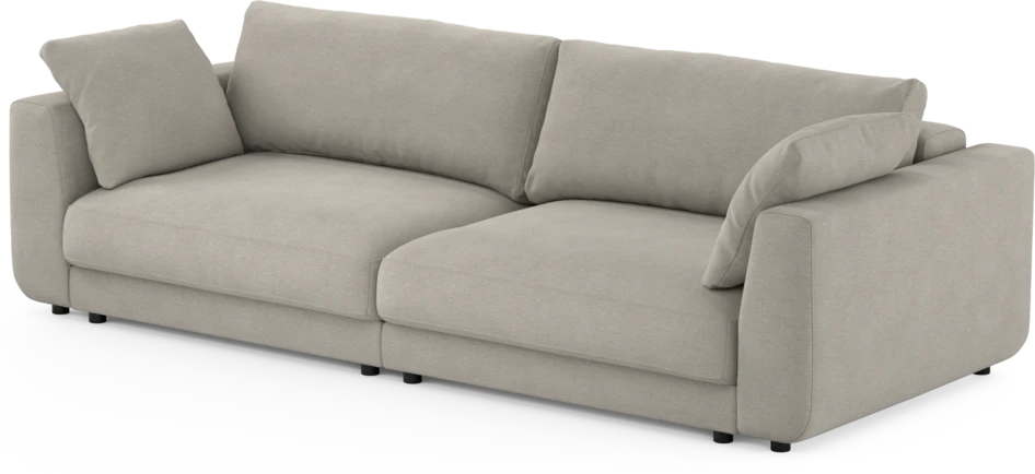 Amie - Bäddsoffa 4-sits - Grå