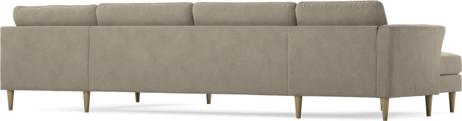 Bridge - 3-sits soffa med schäslong vänster och divan höger - Beige