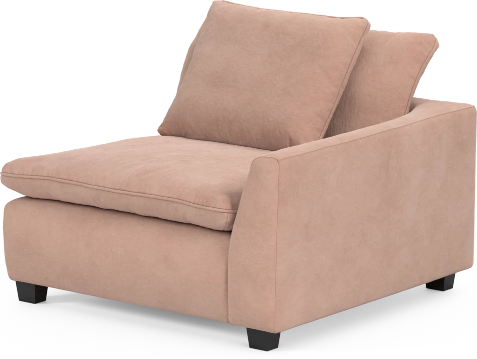 Bellora - 1-sits med armstöd höger - Rosa