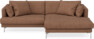 Harper - 4-sits med schäslong XL höger - Orange