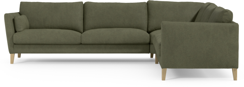 Winston - Hörnsoffa, 3+2-sits - Grön