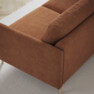 Madison Lux - 3-sits soffa med divan höger - Orange