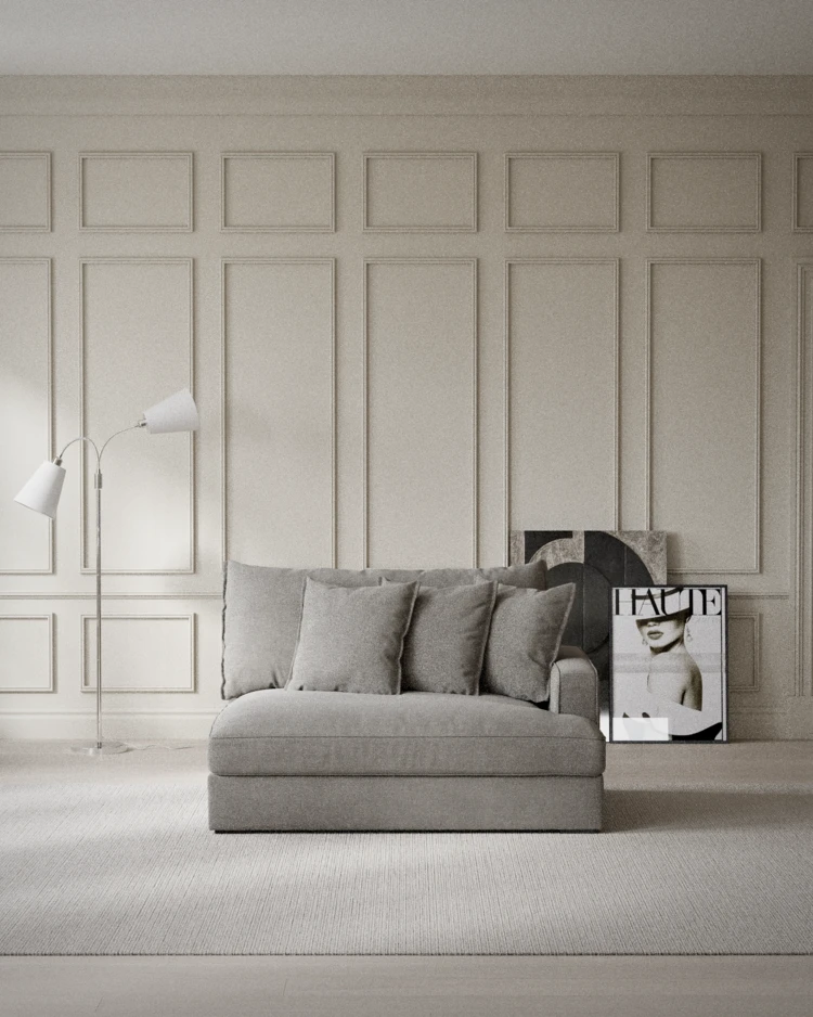Rossi - 2-sits med armstöd höger - inspiration