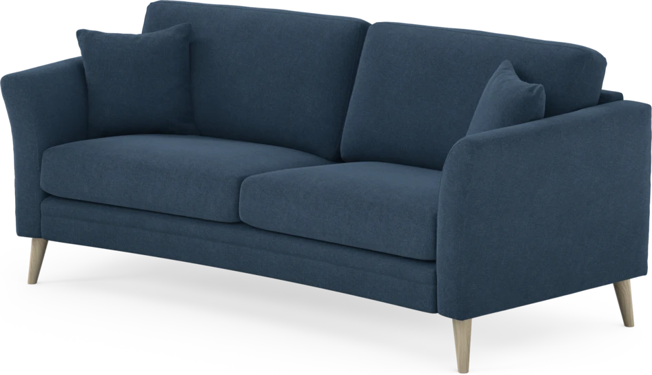 Eden - 2,5-sits soffa svängd - Blå