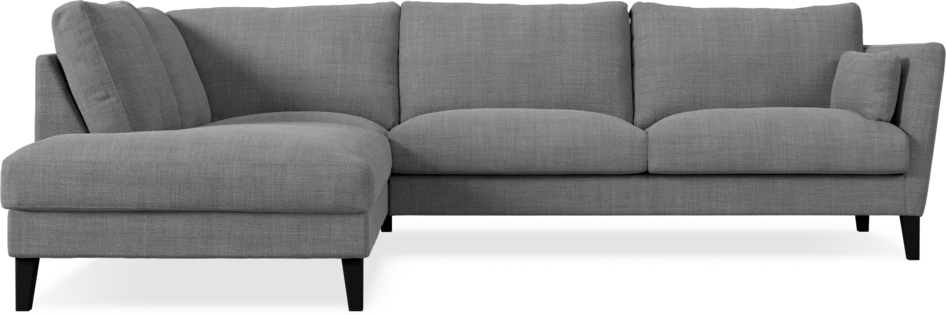 Winston - 3-sits soffa med divan vänster - Grå