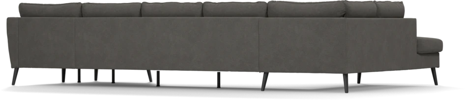County - 4-sits soffa med divan vänster och schäslong höger - Brun