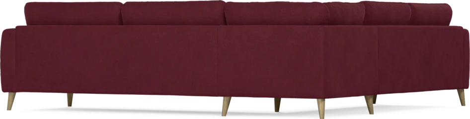Bridge - Hörnsoffa, 2+3-sits - Röd