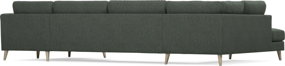 Bridge - 3-sits soffa med divan vänster och schäslong höger - Grön
