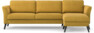 Bridge - 3-sits soffa med schäslong höger - Gul