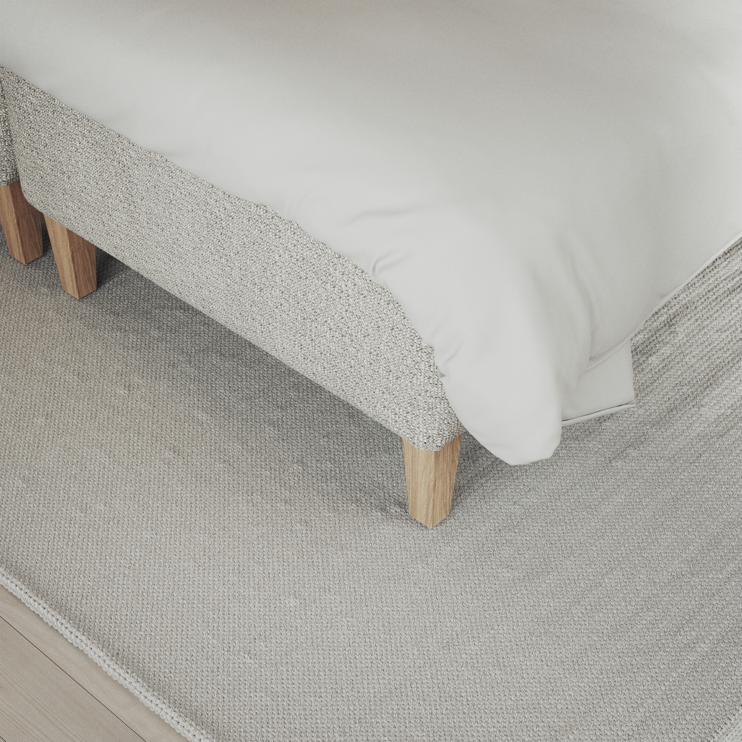 Delux Exclusive - Kontinentalsäng, enkelsäng 120 cm med bäddmadrass och sängben - inspiration