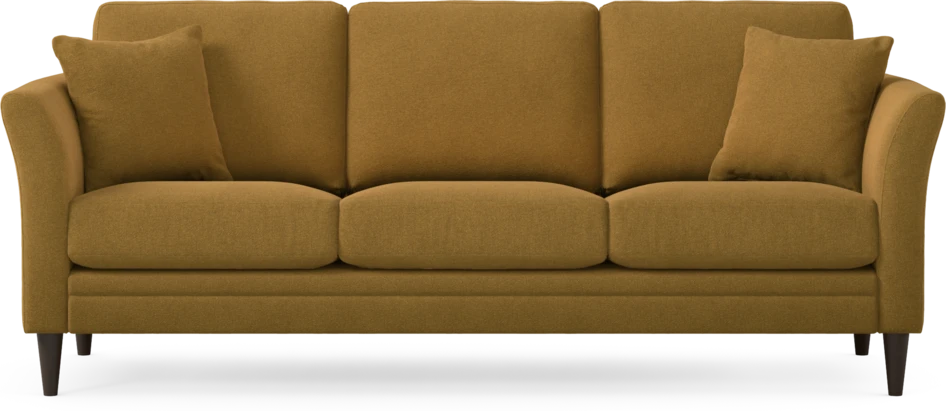 Eden - 3-sits soffa - Gul
