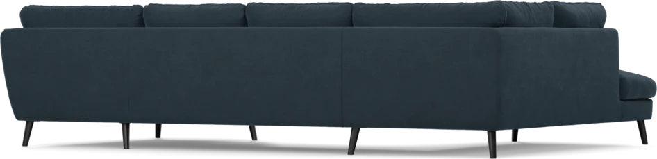 Madison Lux - 2-sits soffa med divan vänster och schäslong höger - Blå
