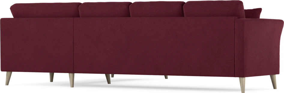Eden - Hörnsoffa, 3+2-sits - Röd