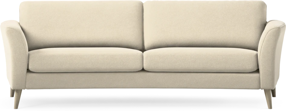 Bridge - 3-sits soffa svängd - Beige