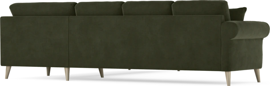 Eden - Hörnsoffa, 3+3-sits - Grön