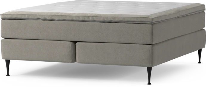 Feel, Kontinentalsäng, dubbelsäng med bäddmadrass och sängben