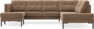 Rio - 3-sits soffa med schäslong vänster och divan höger - Beige