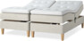 Delux Sense - Ställbar säng, dubbelsäng med bäddmadrass - Beige