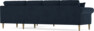 Eden - Hörnsoffa, 3+2-sits - Blå