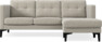 Rio - 3-sits soffa med schäslong höger - Beige