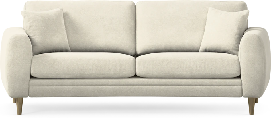 Eden - 2,5-sits soffa svängd - Vit