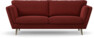 Madison Lux - 3-sits soffa - Röd