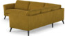 Bridge - Hörnsoffa, 3+2-sits - Gul