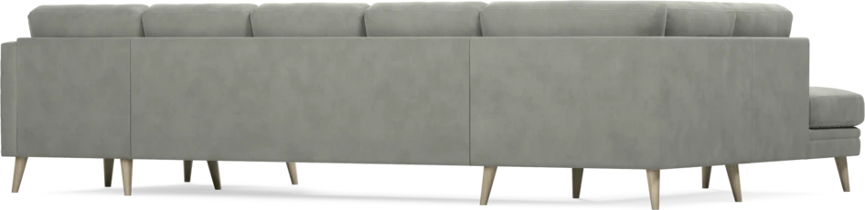 Eden - 3-sits soffa med divan vänster och schäslong höger - Grå