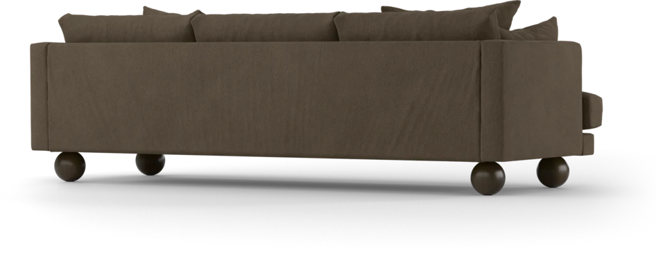 Harper - 4-sits soffa - Brun