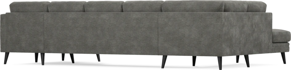 Eden - 3-sits soffa med divan vänster och schäslong höger - Grå