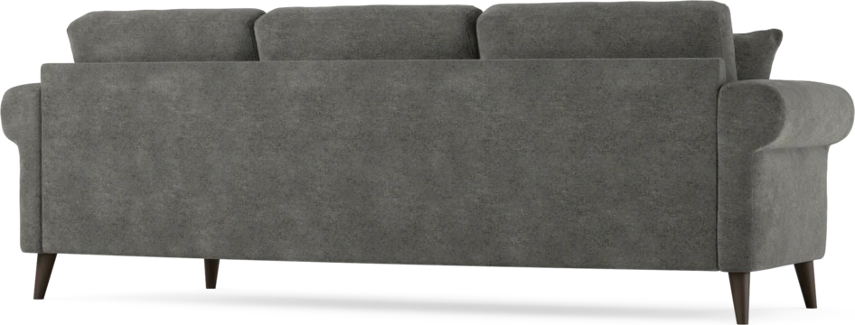 Eden - 3-sits soffa svängd - Grå