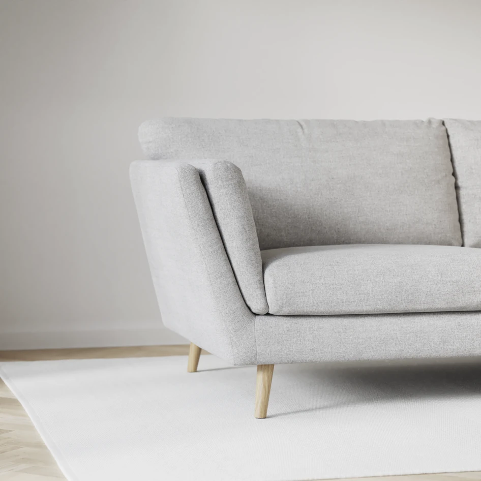 Madison Lux - 2-sits soffa med divan vänster och schäslong höger - Grå