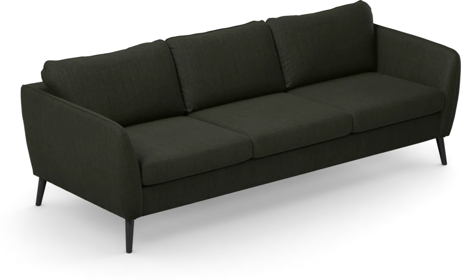 County - 3-sits soffa - Grön